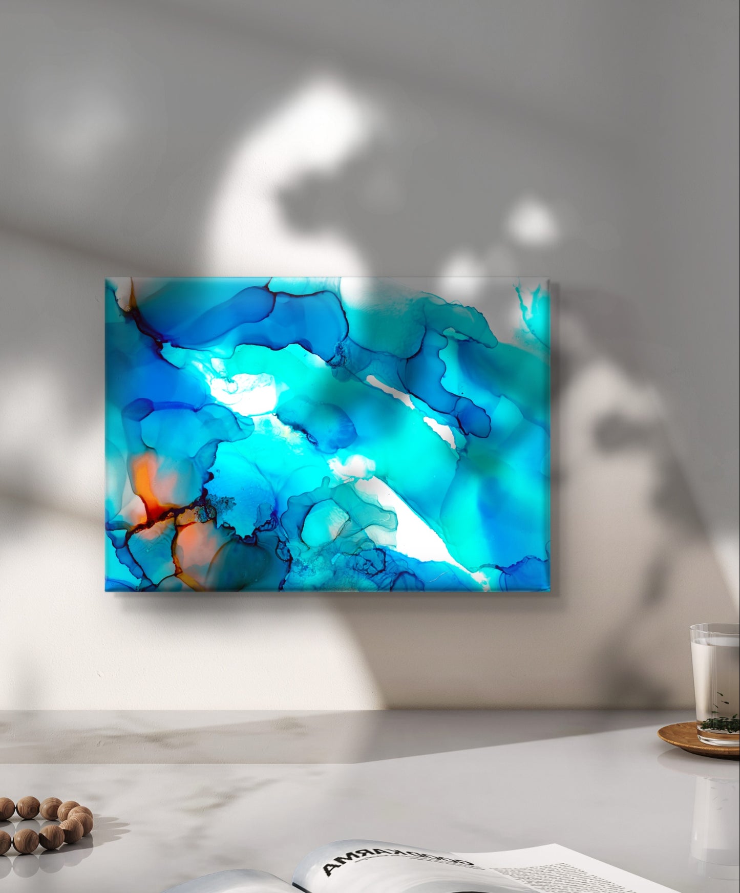 Blue Lagoon Canvas Art