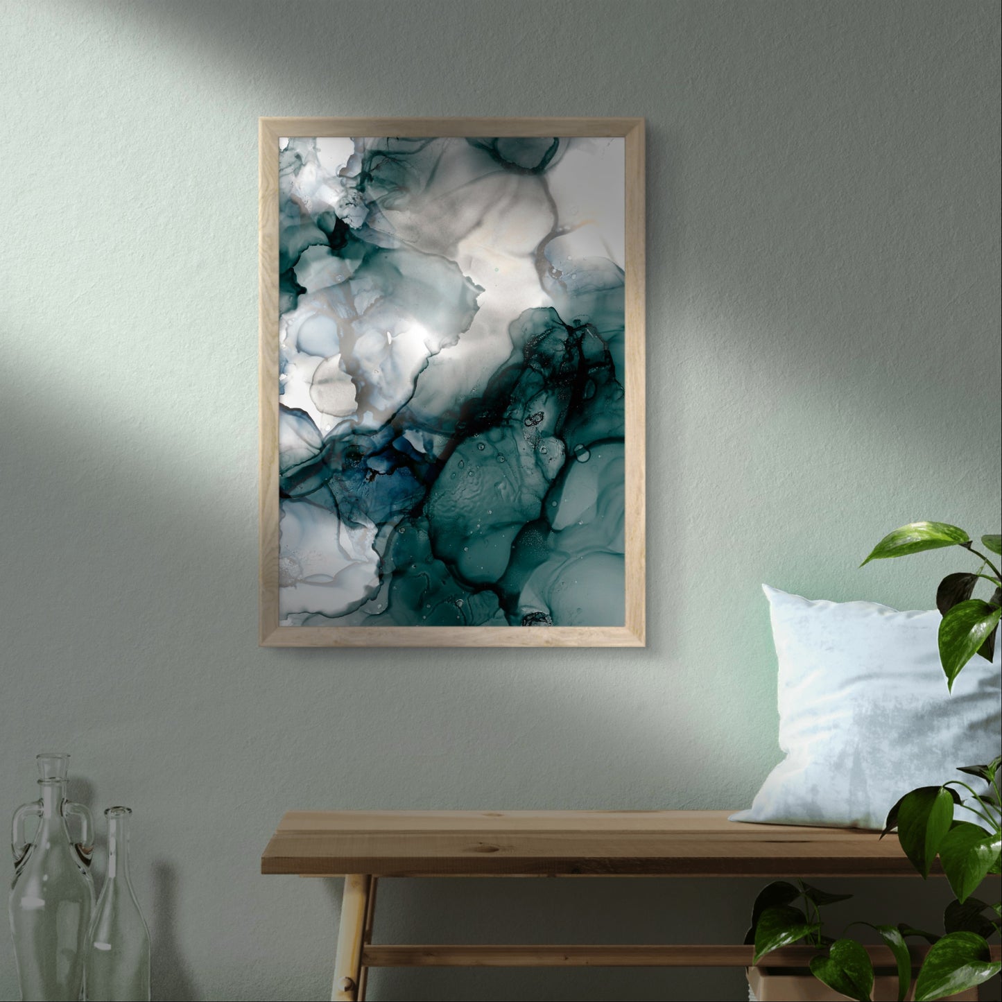 Morning In The Garden Poster