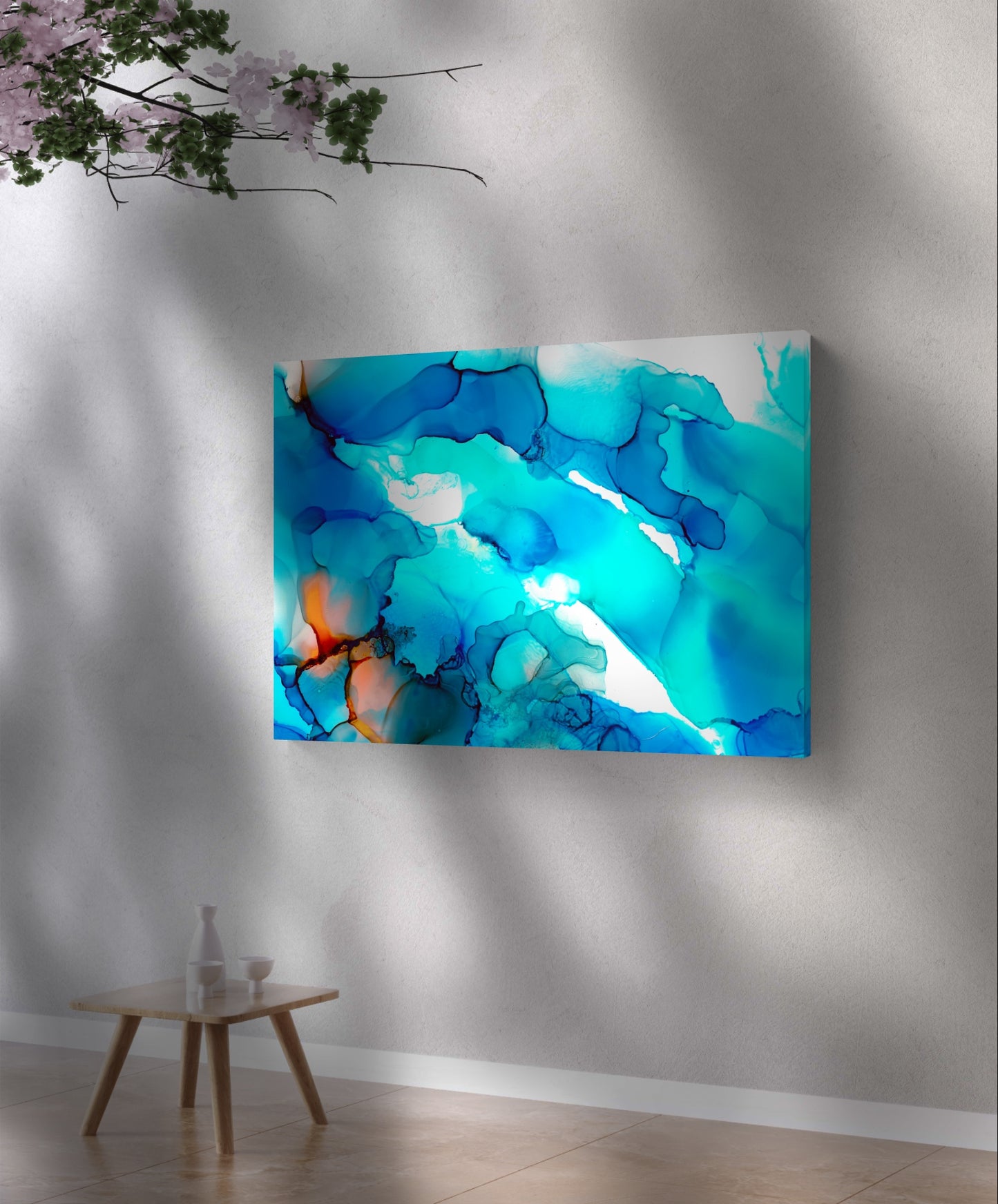 Blue Lagoon Canvas Art
