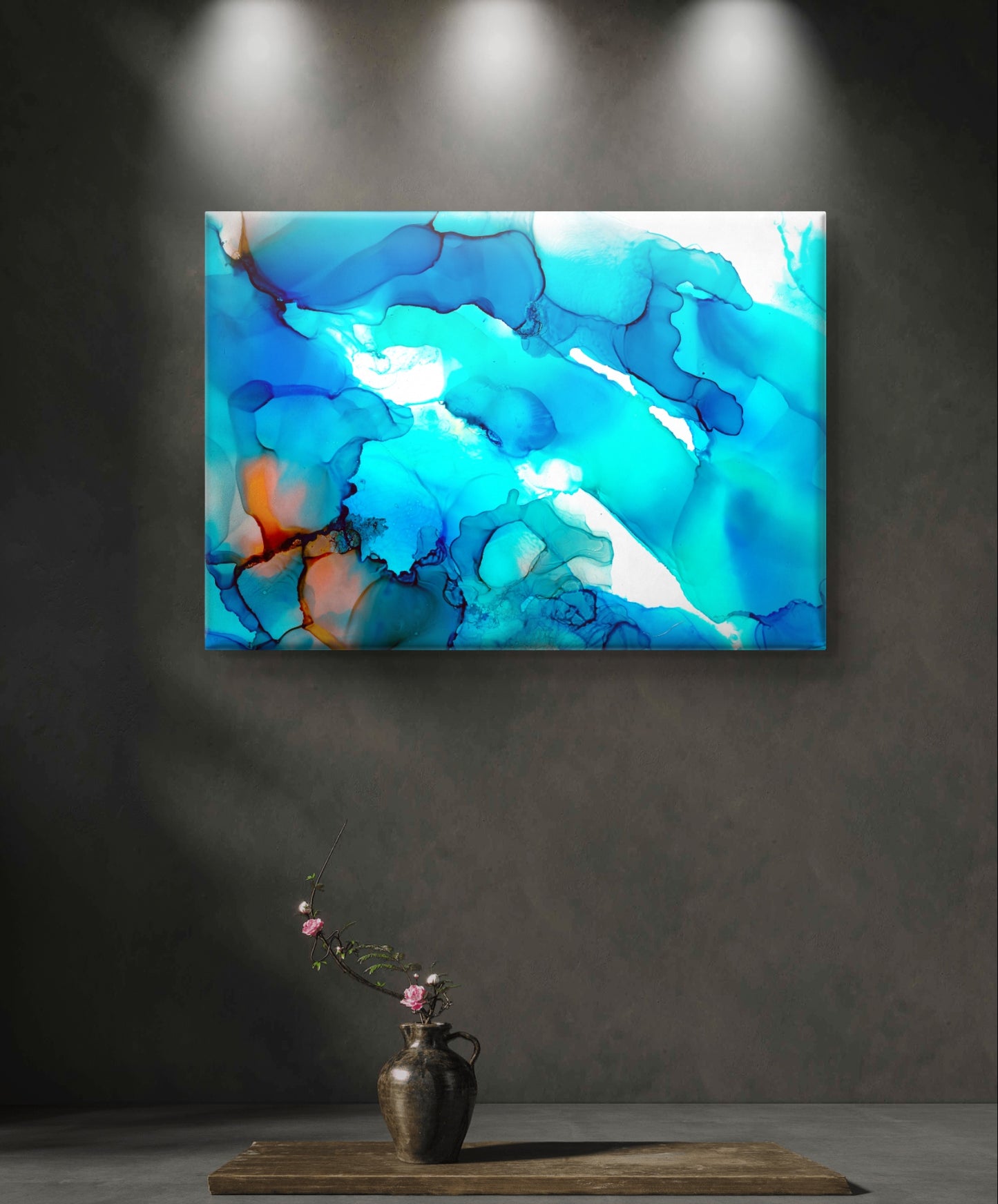 Blue Lagoon Canvas Art