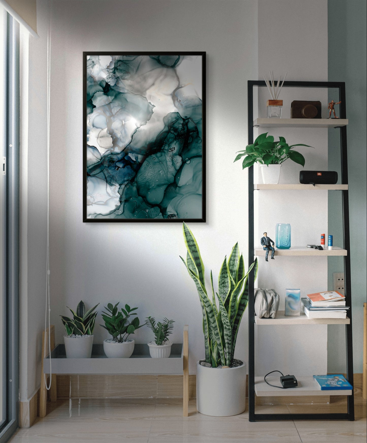 Morning In The Garden Poster