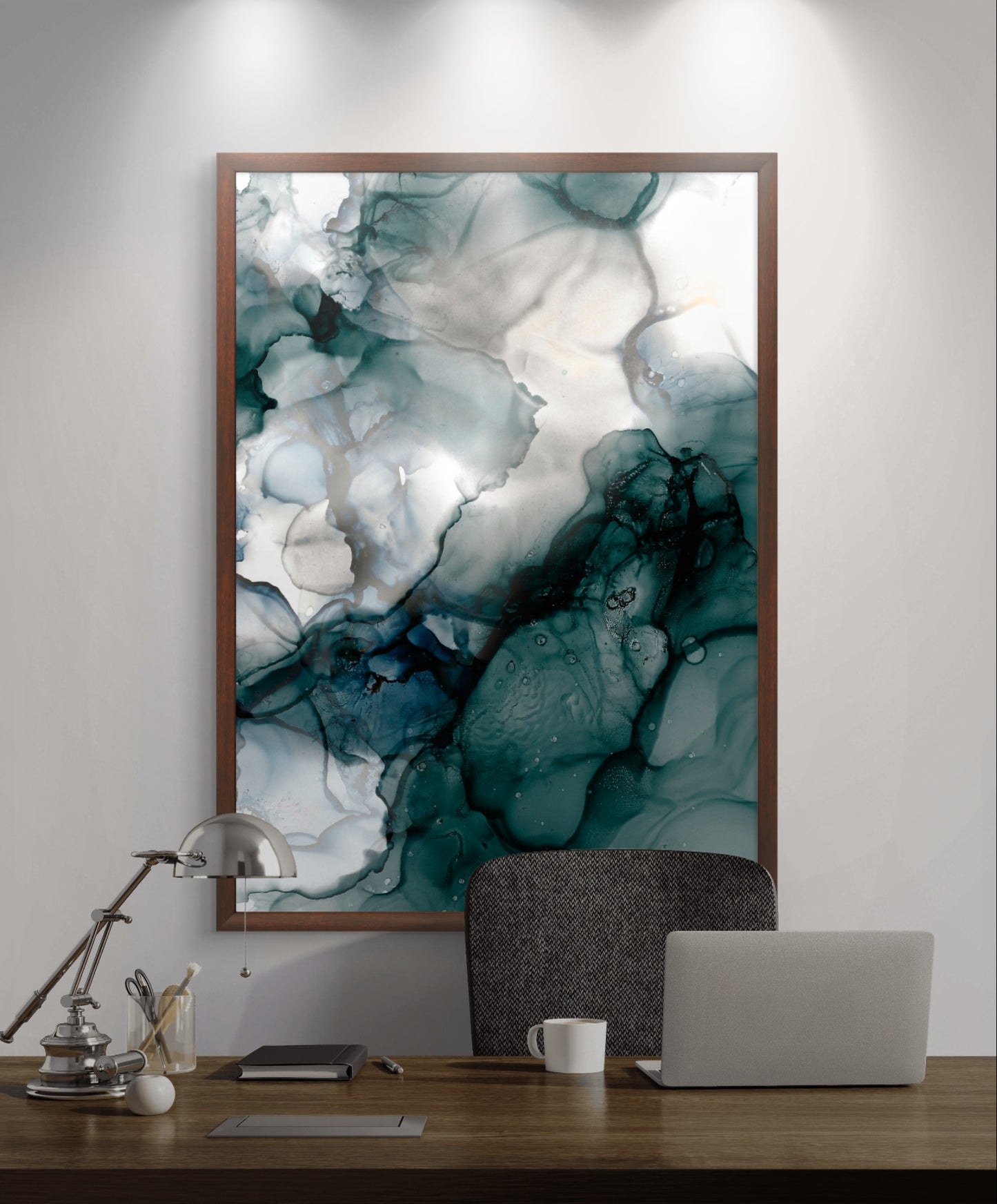 Morning In The Garden Poster