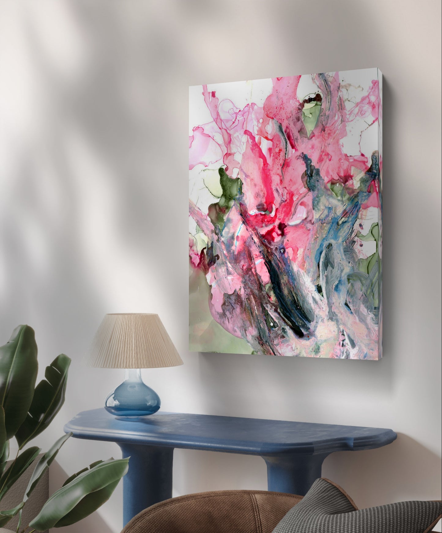 Floral Whirlwind Canvas Art