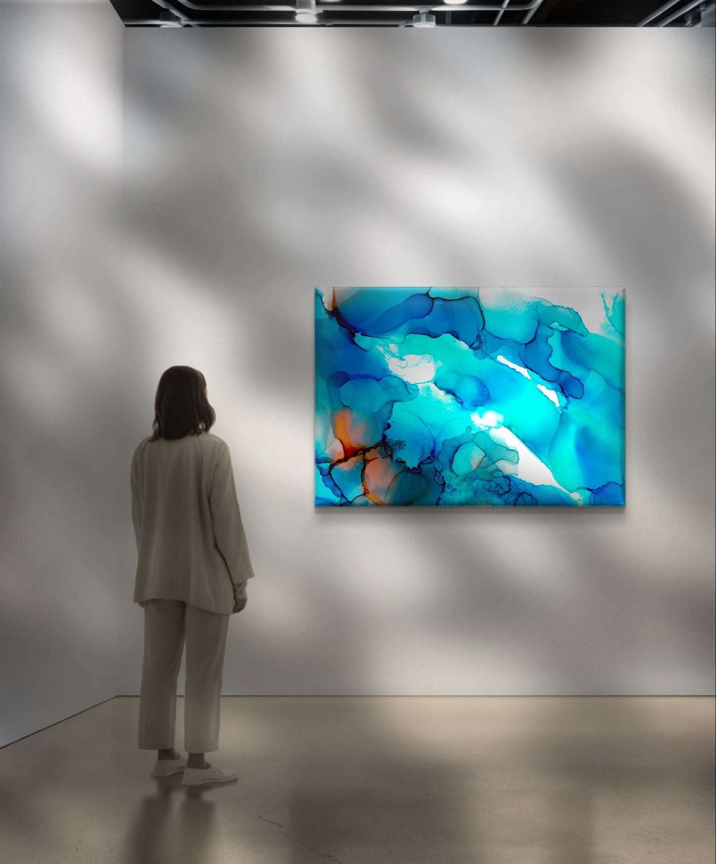 Blue Lagoon Canvas Art