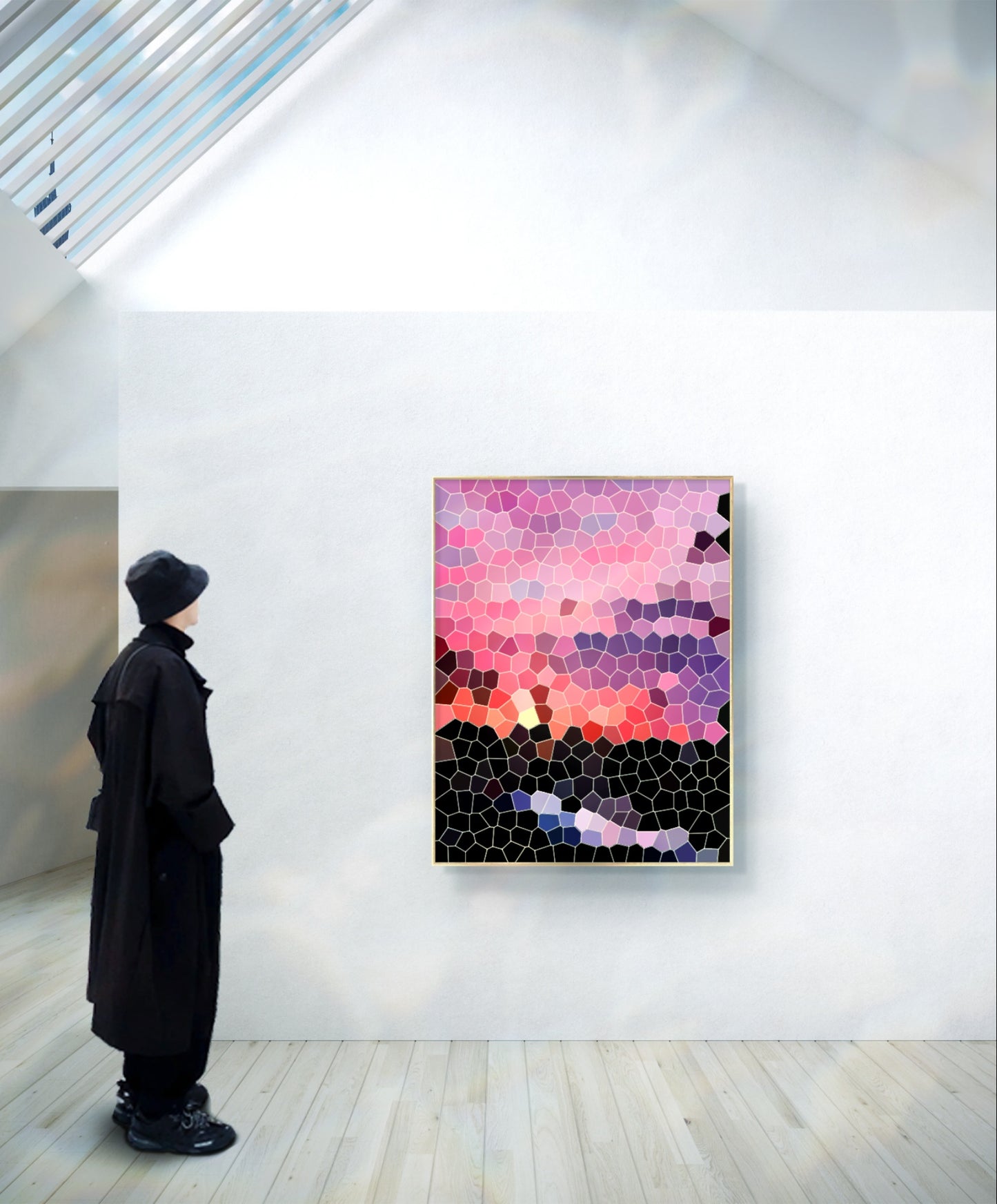 Urban Twilight - Museum-Quality Matte Paper Wooden Framed Poster