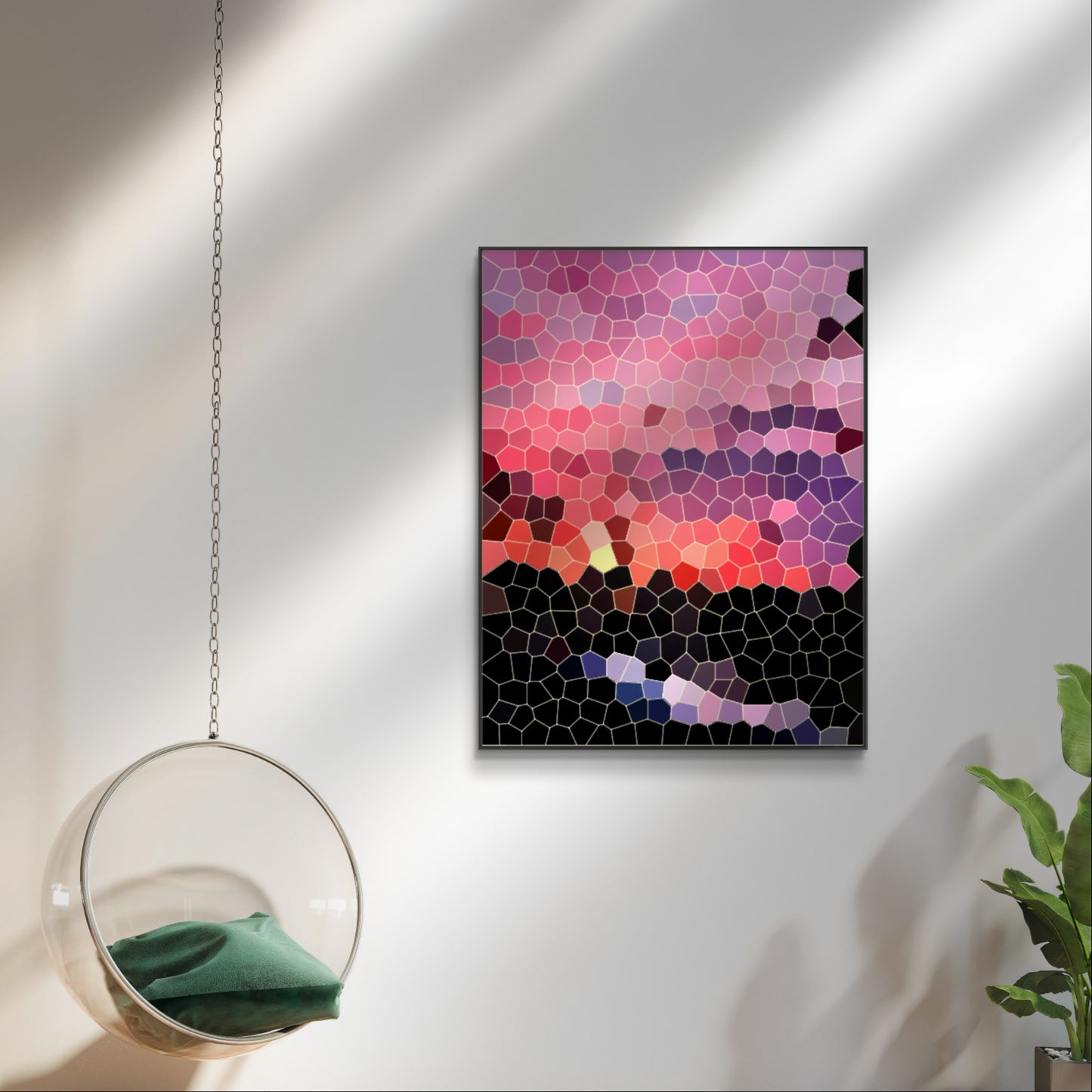 Urban Twilight - Museum-Quality Matte Paper Wooden Framed Poster